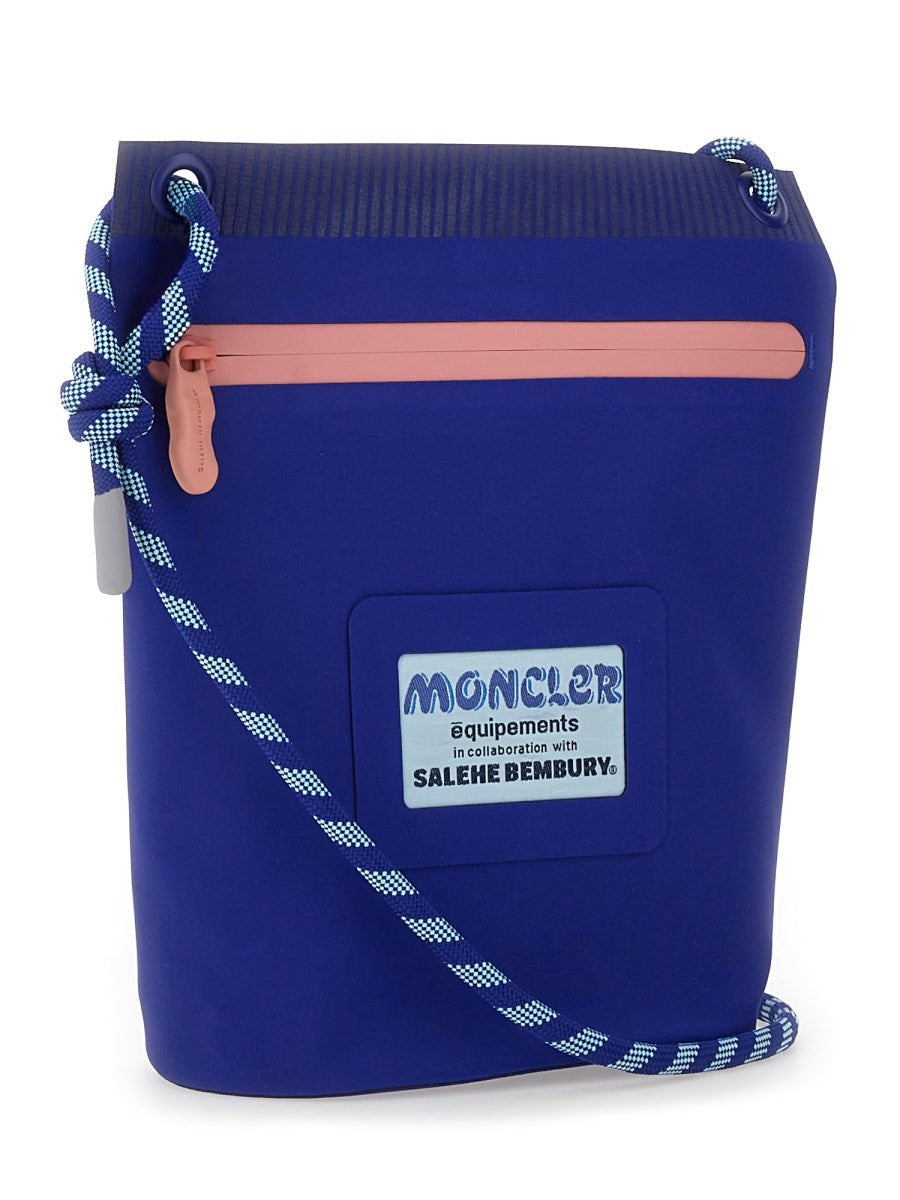 Moncler Men's Amoeba by Salehe Bembury Clutch Bag Blue