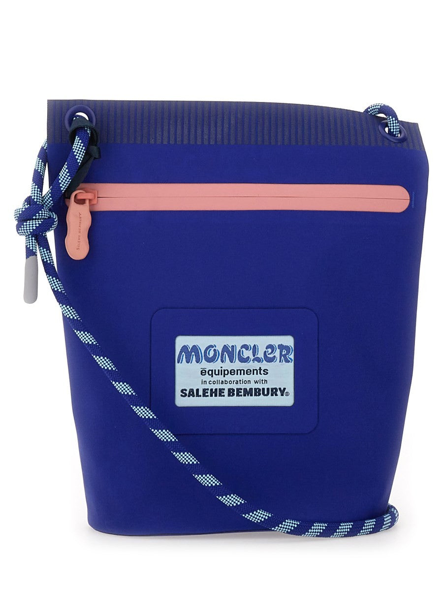 Moncler Men's Amoeba by Salehe Bembury Clutch Bag Blue