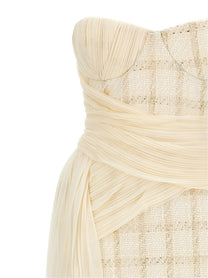 Elisabetta Franchi Amphora Dress White