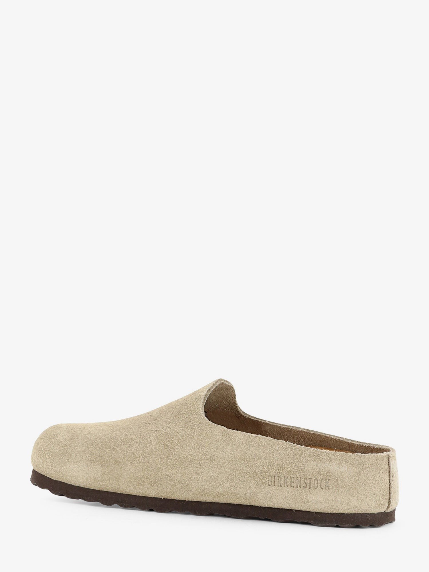 Birkenstock Women's Amsterdam Wrapped Sabot Suede Sandals Beige