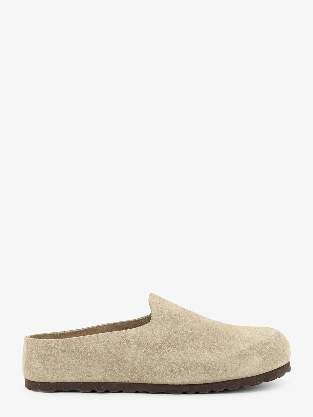 Birkenstock Women's Amsterdam Wrapped Sabot Suede Sandals Beige