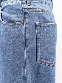 Loewe Men's Anagram Baggy Jeans Blue