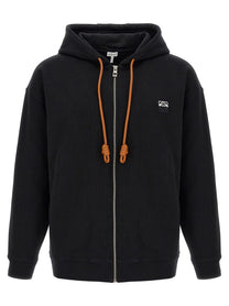 Loewe Anagram Embroidery Hoodie Black