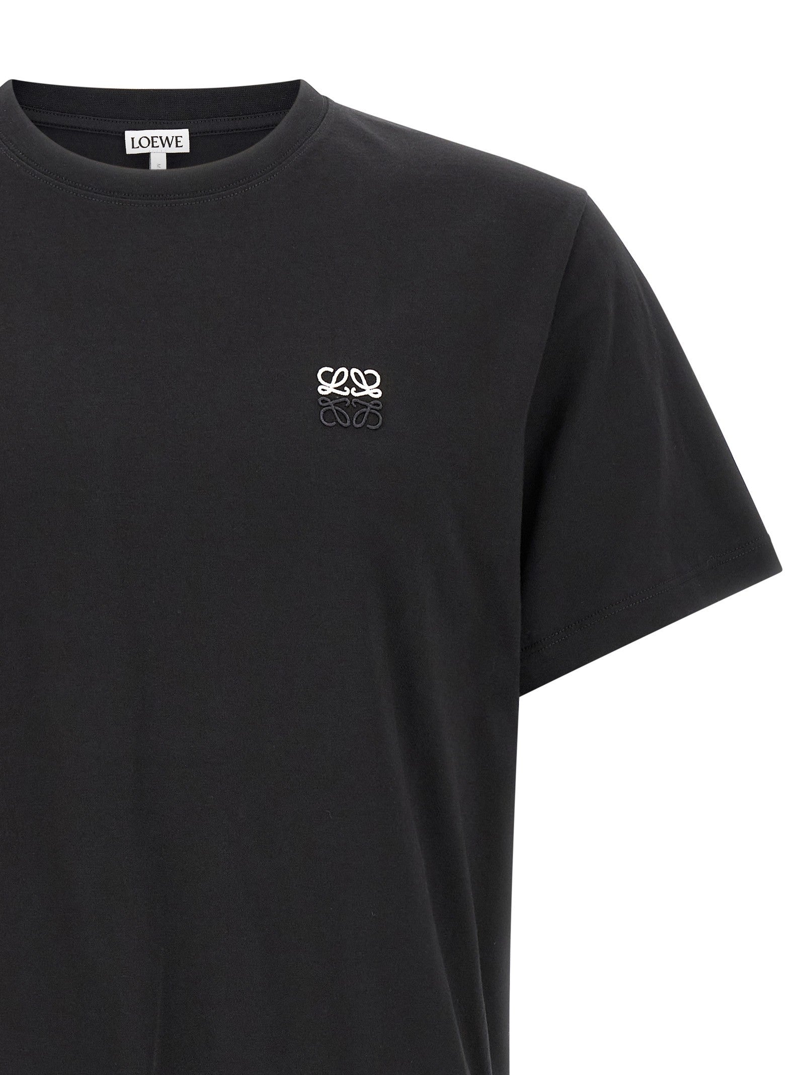 Loewe Anagram Embroidery Shirt Black