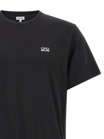 Loewe Anagram Embroidery Shirt Black