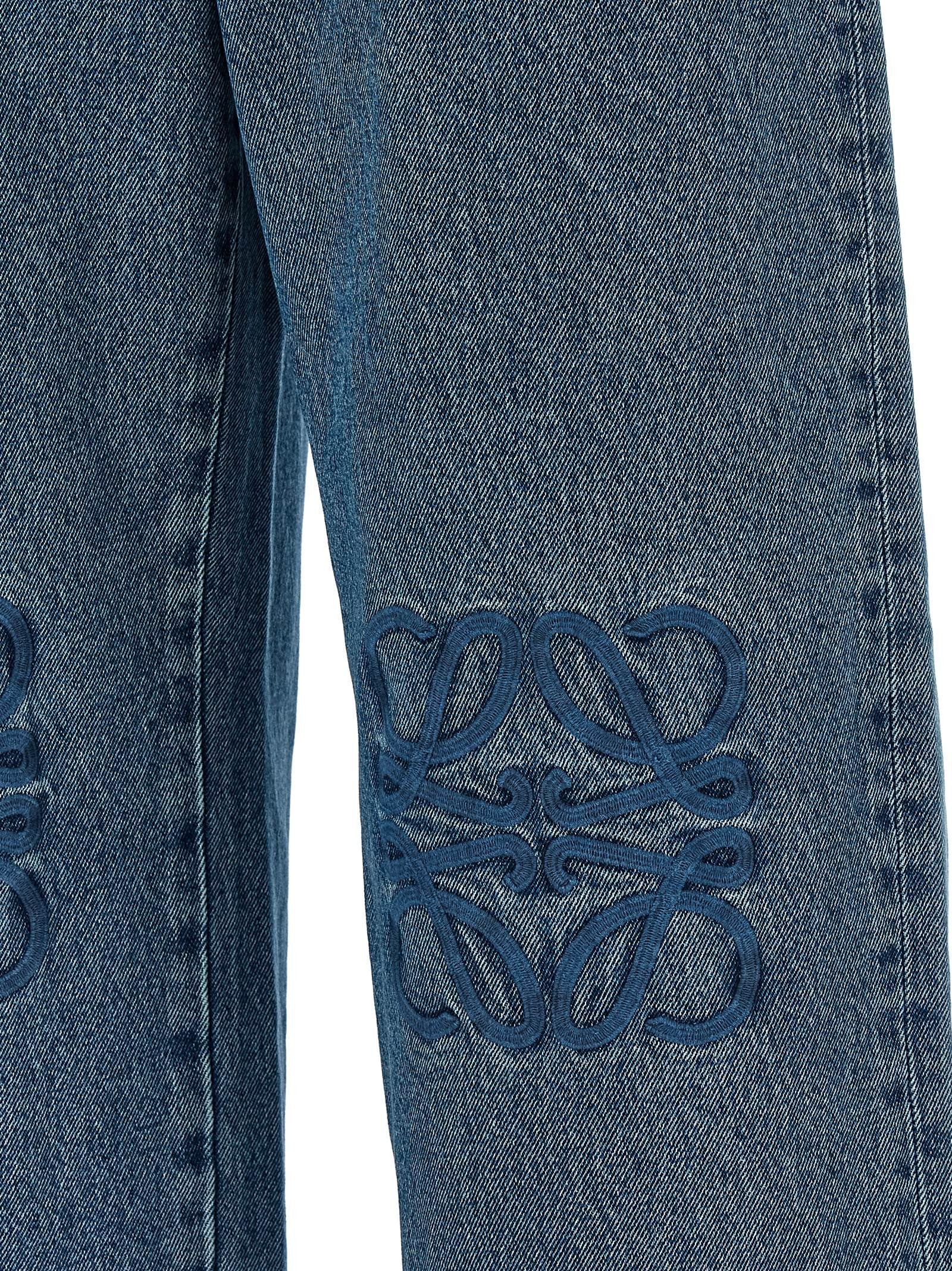 Loewe Anagram Jeans Blue
