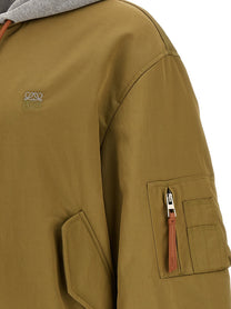 Loewe Anagram Keychain Bomber Jacket Green, view 4