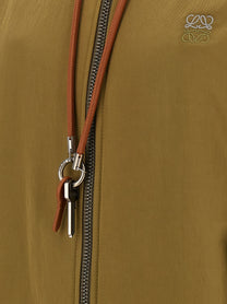 Loewe Anagram Keychain Bomber Jacket Green, view 5