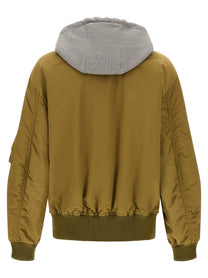Loewe Anagram Keychain Bomber Jacket Green, view 2