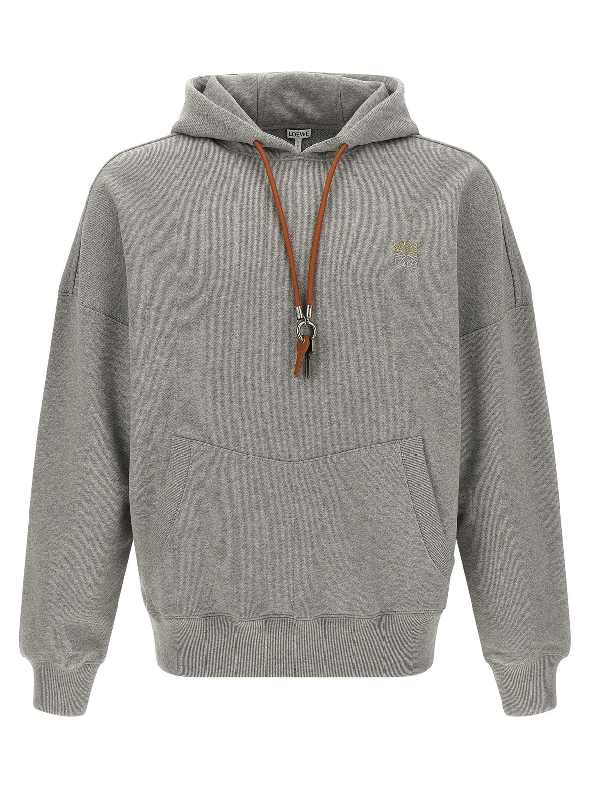 Loewe Anagram Keyring Hoodie Grey