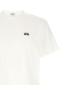 Loewe Anagram Embroidery Shirt White