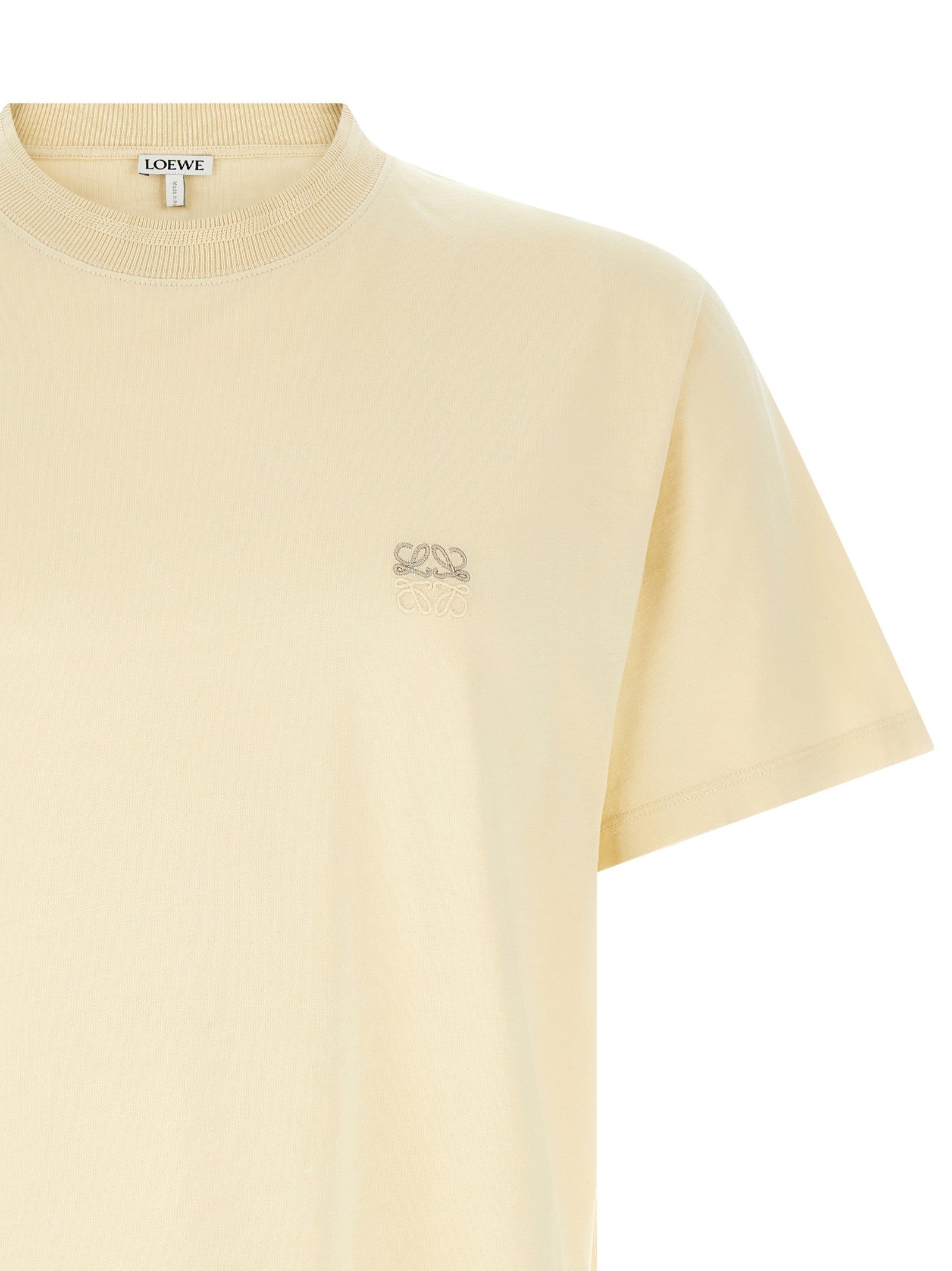 Loewe Anagram Embroidery Shirt Beige
