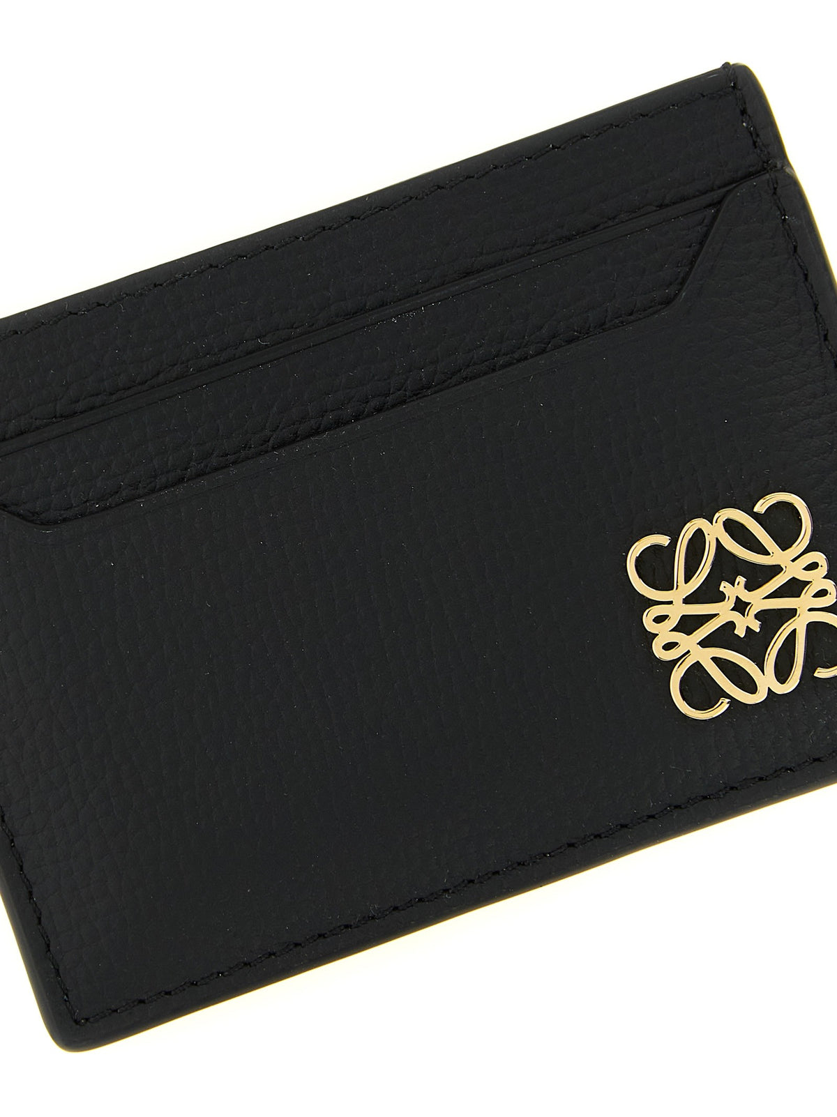 Loewe Anagram Plain Card Holder Black
