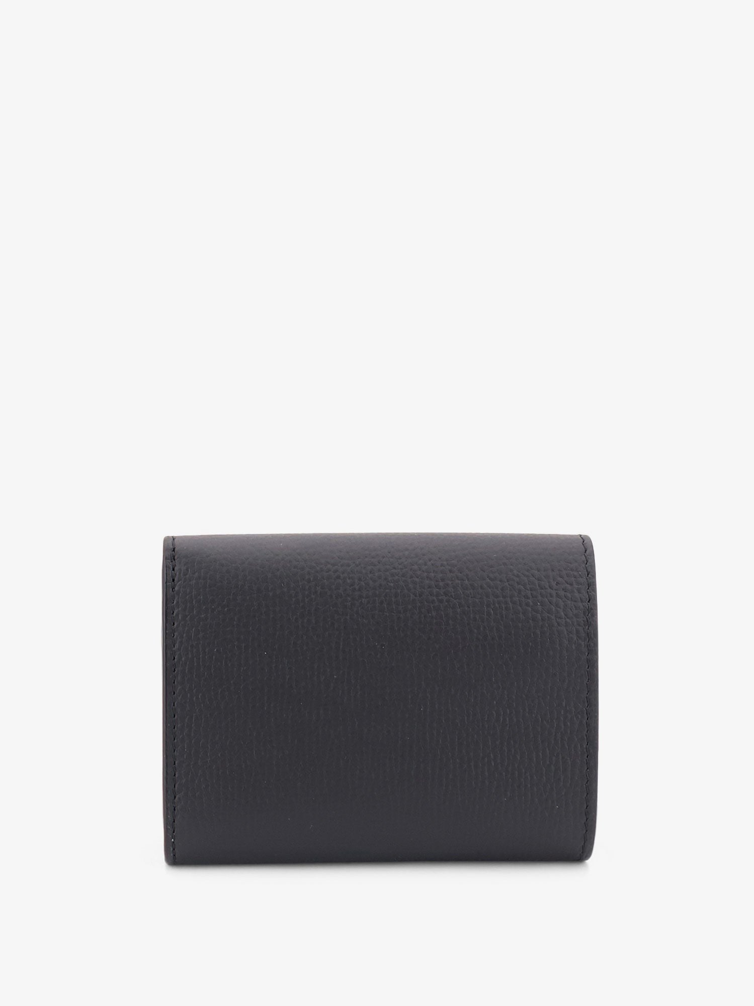 Loewe Women's Anagram Tri Fold Leather Wallet Black
