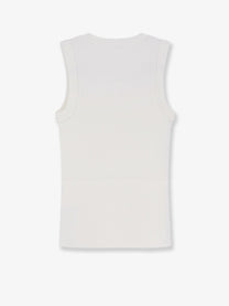 Loewe Women's Anagram Viscose Tank Top White