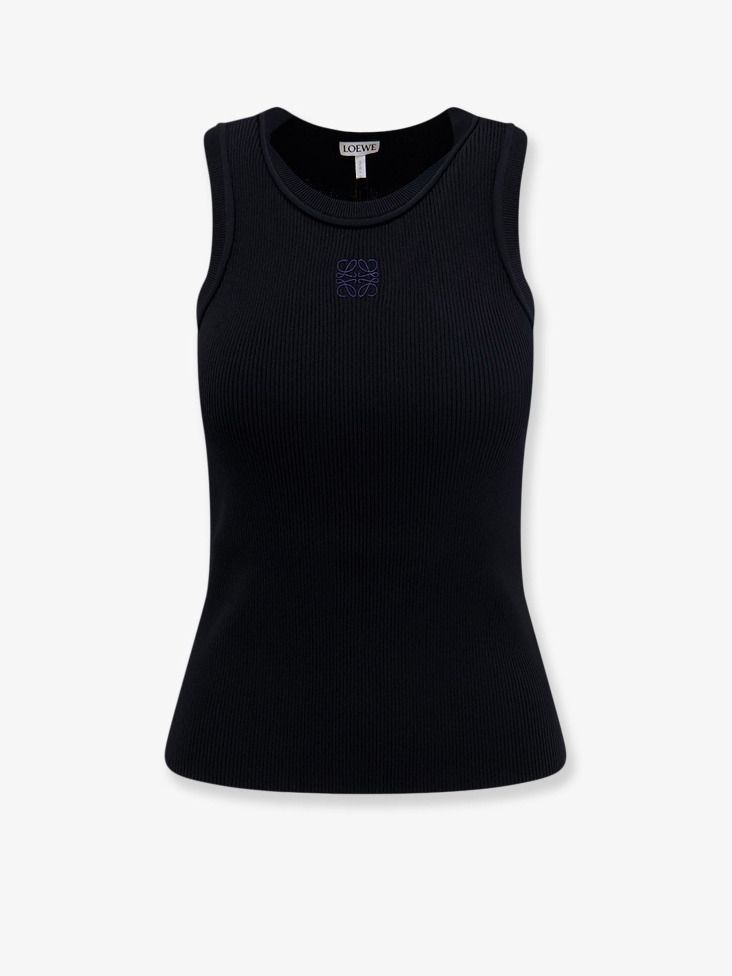 Loewe Women's Anagram Viscose Tank Top Black