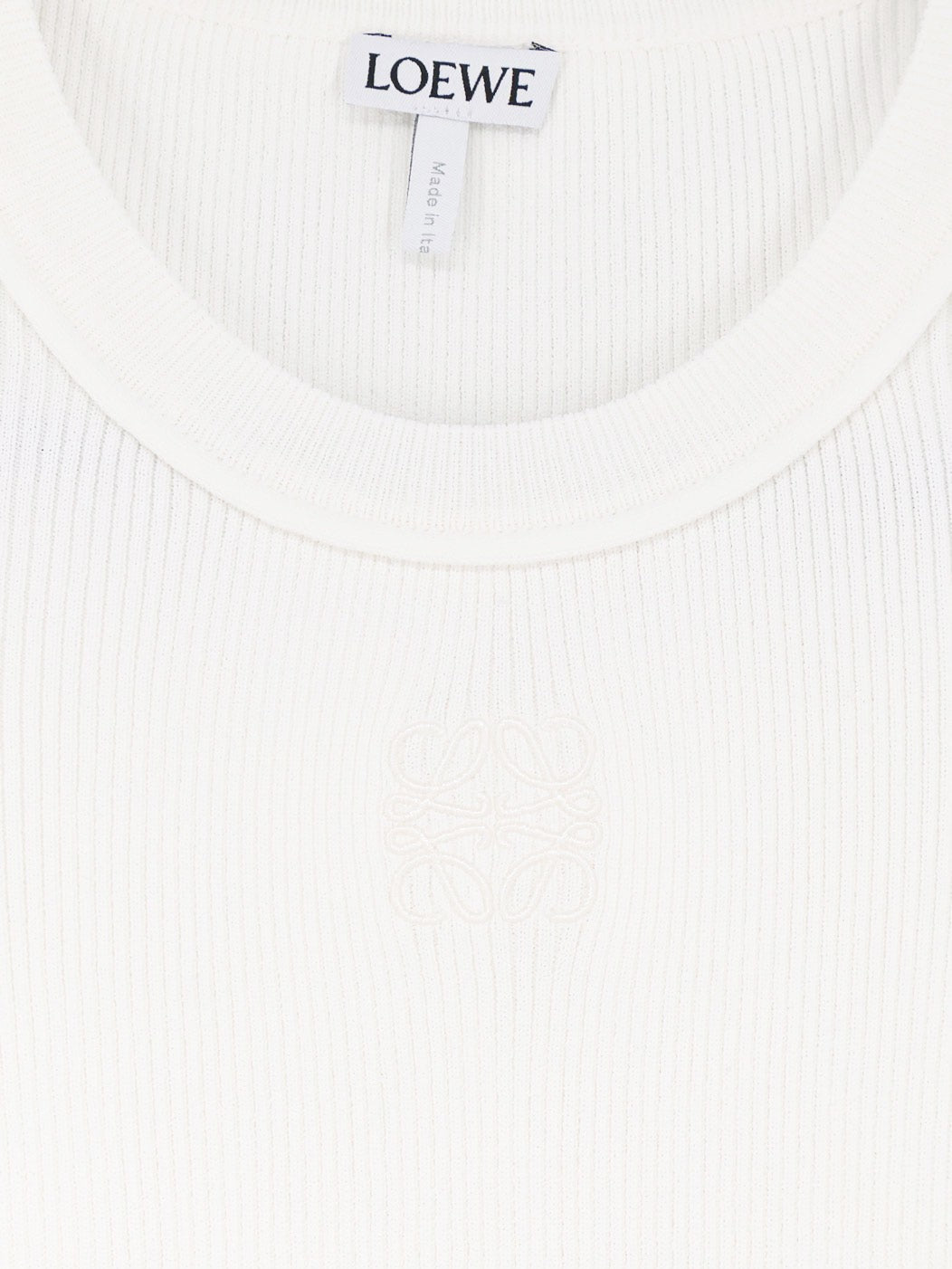 Loewe Women's Anagram Viscose Tank Top White