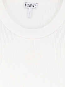 Loewe Women's Anagram Viscose Tank Top White