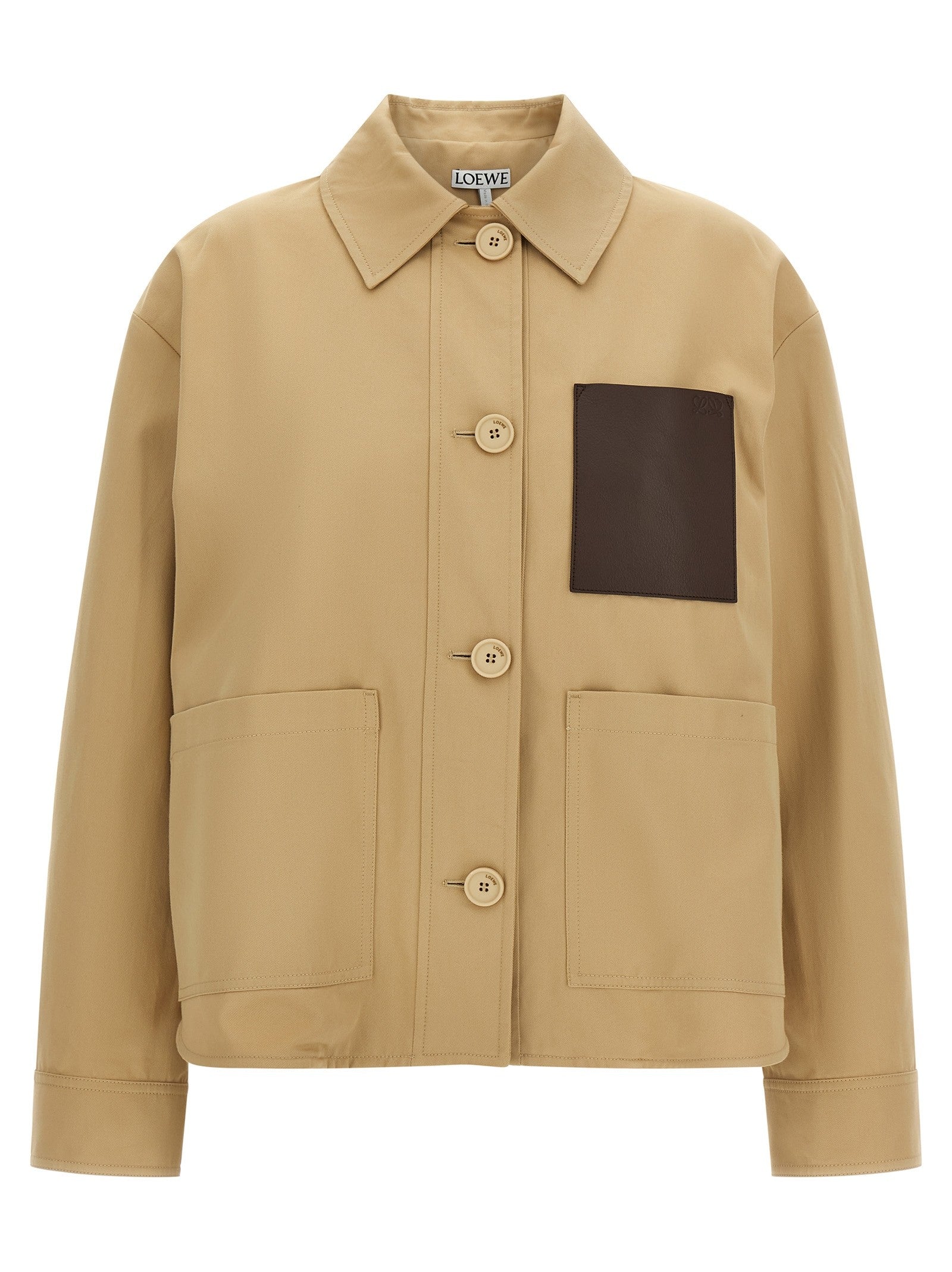 Loewe Anagram Workwear Jacket Beige