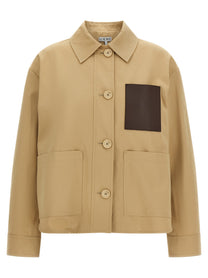 Loewe Anagram Workwear Jacket Beige