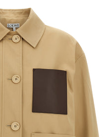 Loewe Anagram Workwear Jacket Beige