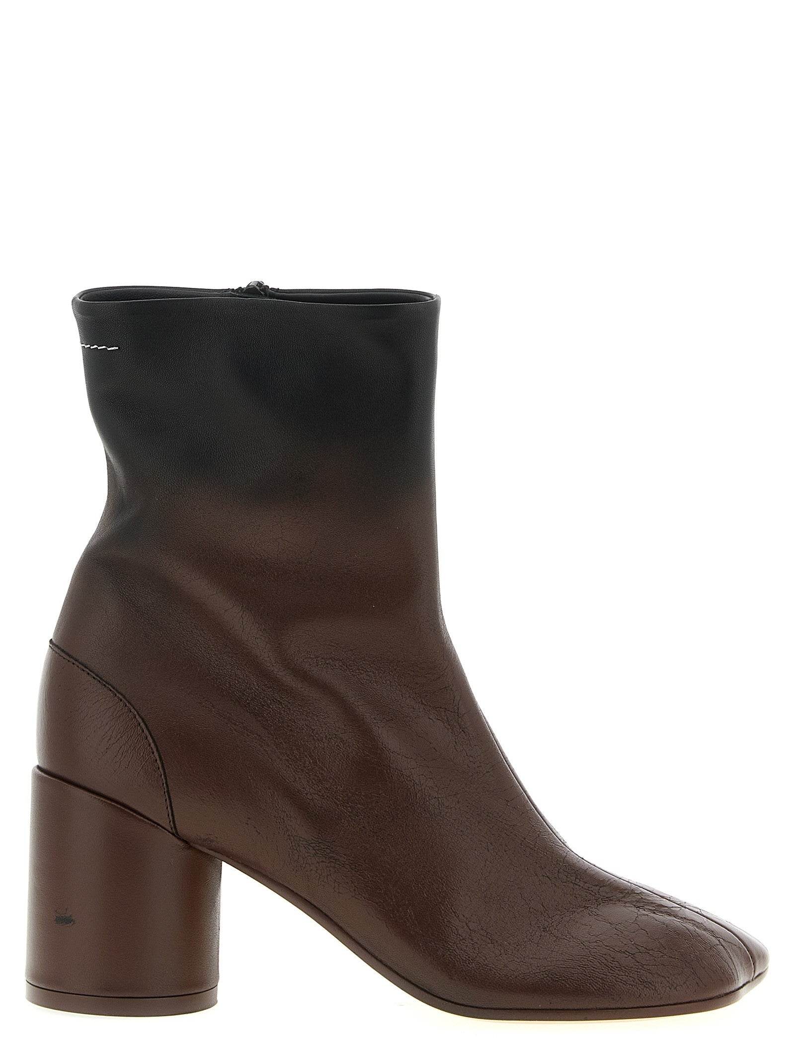 MM6 Maison Margiela Anatomic Ankle Boots Brown