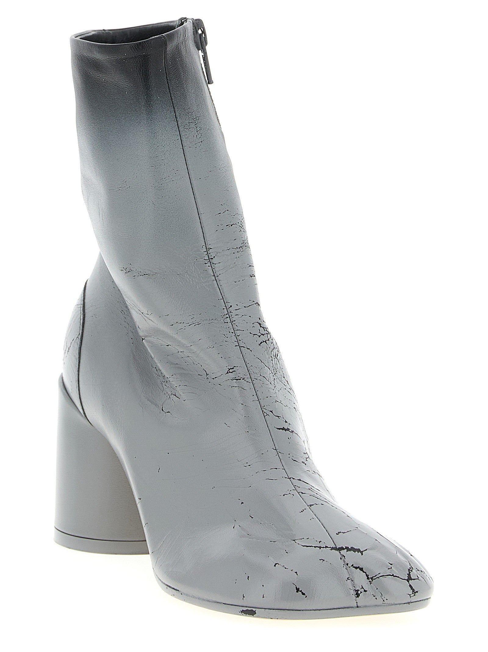MM6 Maison Margiela Anatomic Ankle Boots Grey