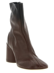 MM6 Maison Margiela Anatomic Ankle Boots Brown