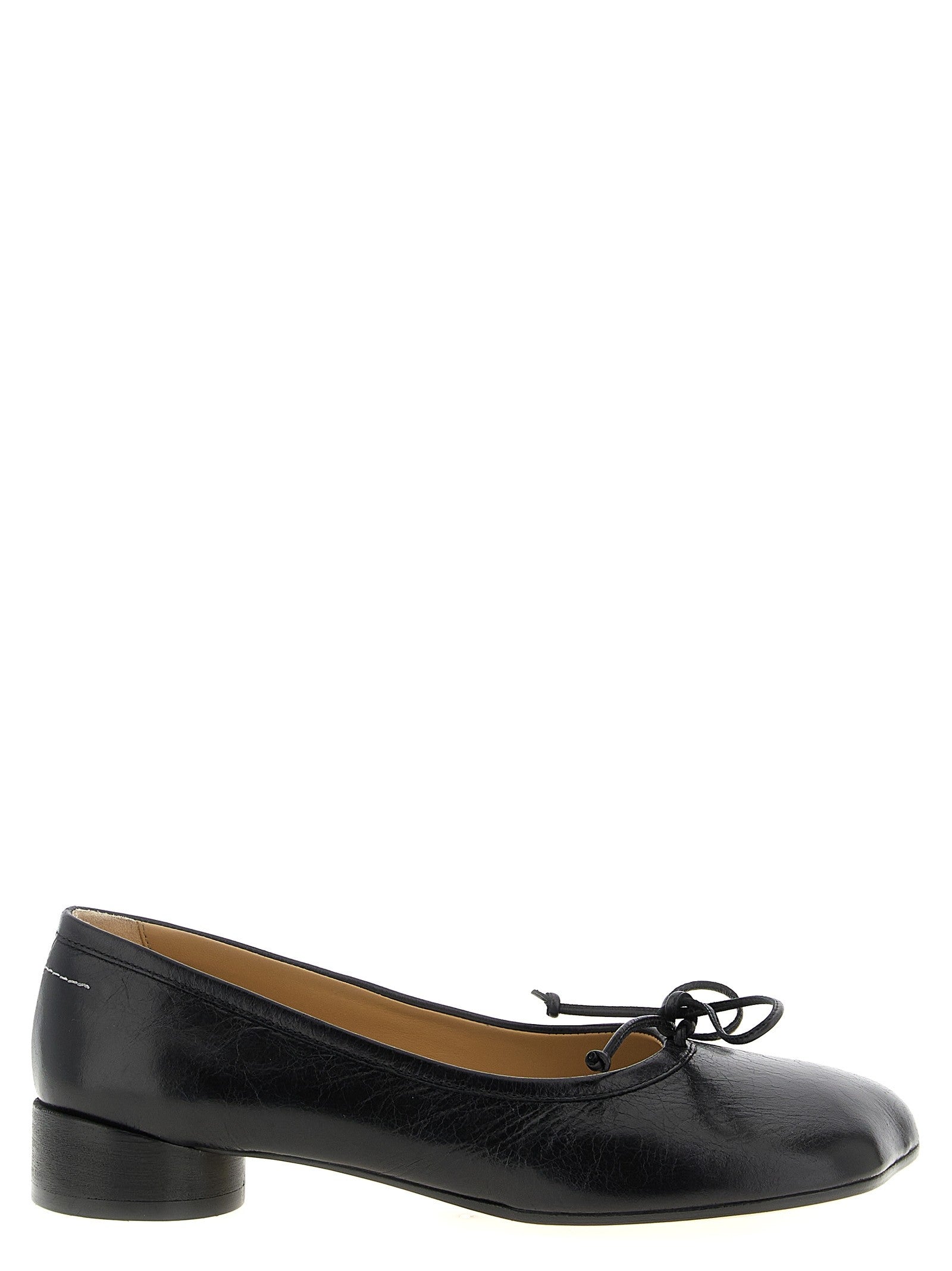 MM6 Maison Margiela Anatomic Ballet Flats Black
