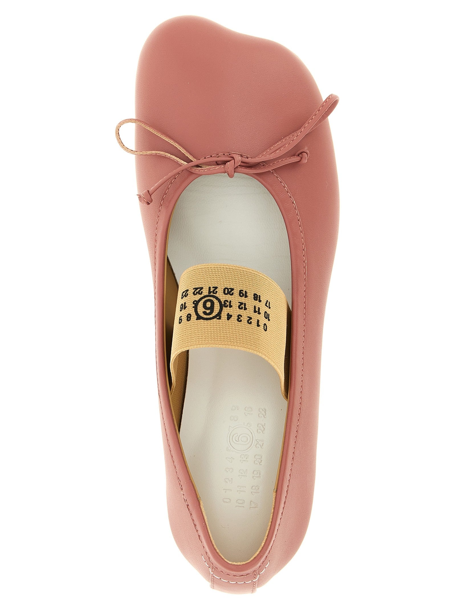 MM6 Maison Margiela Anatomic Numeric Ballet Flats Blue