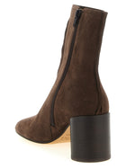 MM6 Maison Margiela Anatomic Stitch Toe Ankle Boots Brown, view 3