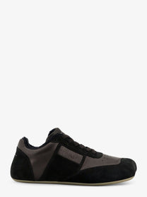 MM6 Maison Margiela Men's Anatomic Suede and Leather Sneakers Black