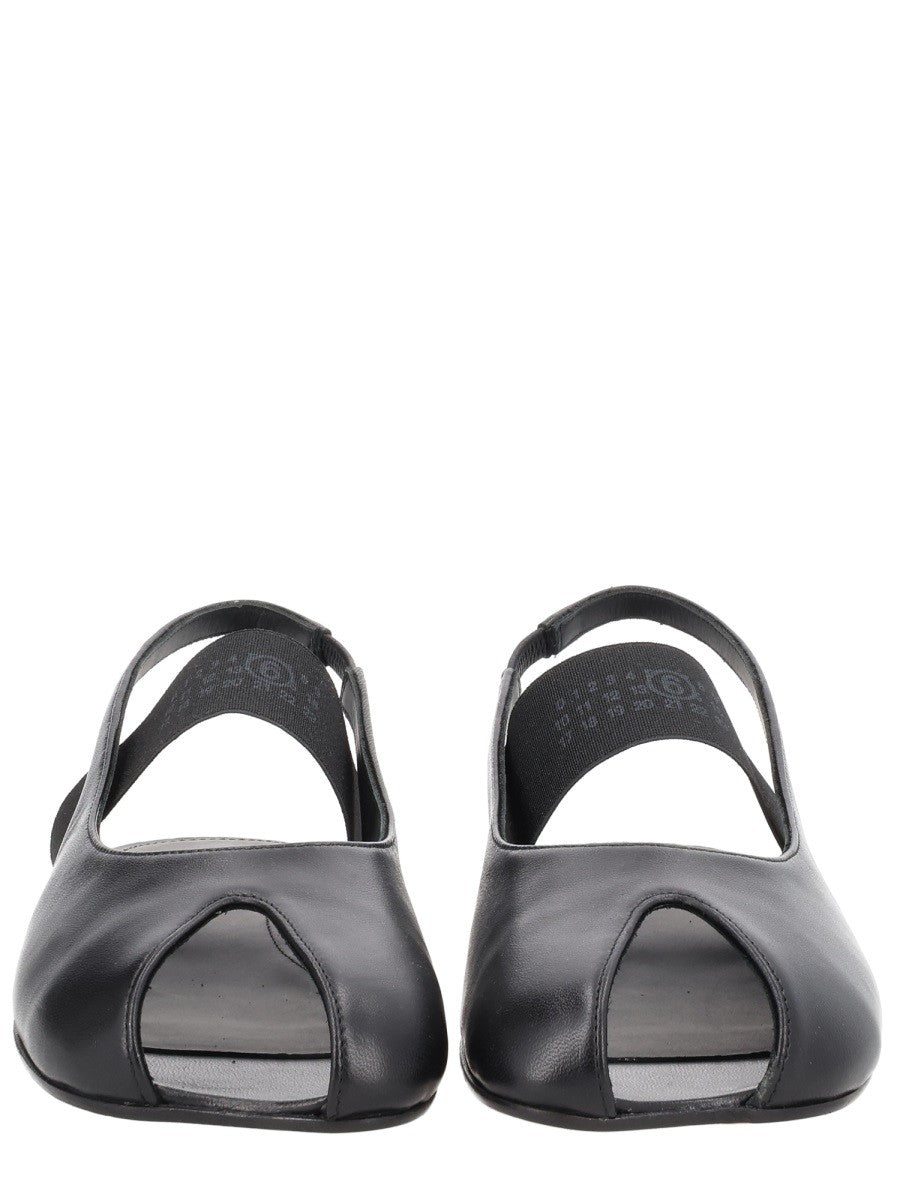 MM6 Maison Margiela Women's Anatomical Slingback Sandal Black