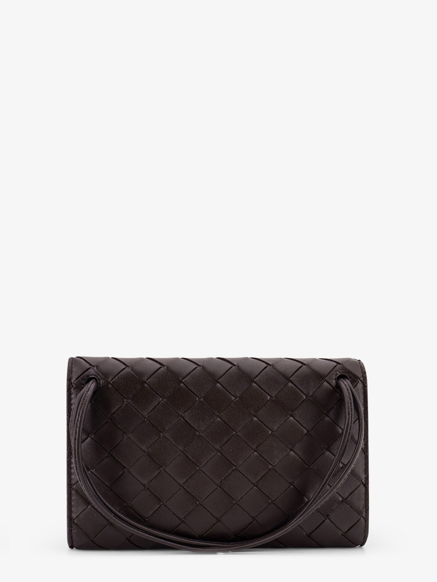 Bottega Veneta Women's Andiamo Crossbody Bag Brown