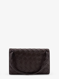 Bottega Veneta Women's Andiamo Crossbody Bag Brown