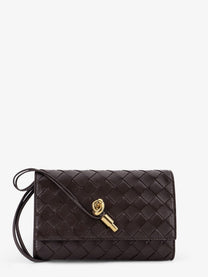 Bottega Veneta Women's Andiamo Crossbody Bag Brown