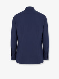 Loro Piana Men's Andrè Cotton Shirt Grey