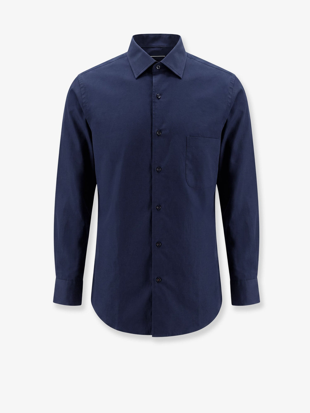 Loro Piana Men's Andrè Cotton Shirt Grey