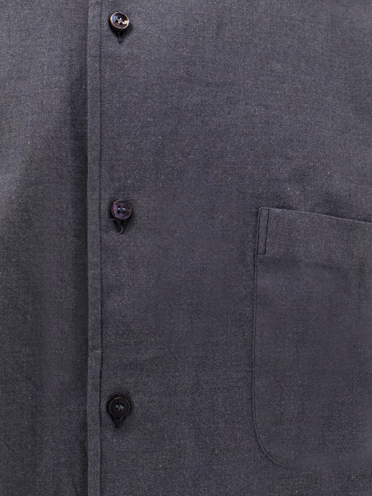 Loro Piana Men's Andrè Cotton Shirt Blue