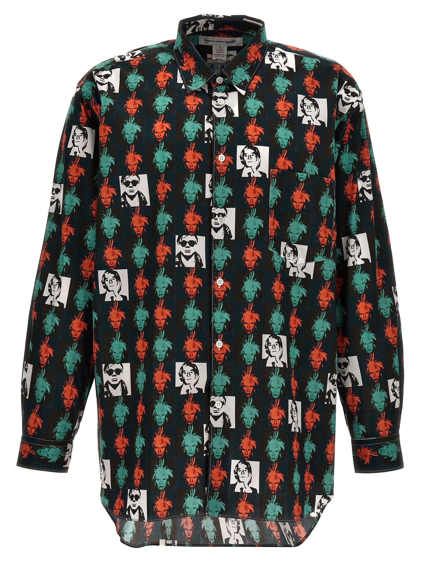Comme Des Garcons Shirt Andy Warhol Shirt Gold