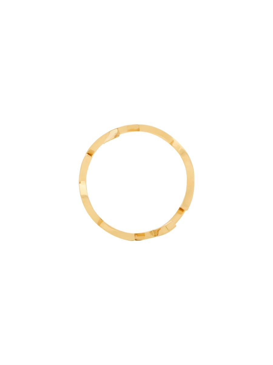 Saint Laurent Women's Anello Cassandre Gold