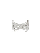 Saint Laurent Women's Cassandre Ring Silver