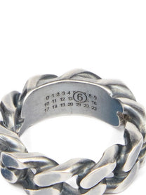 MM6 Maison Margiela Chain Ring Silver
