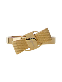 Ferragamo Women's Anello Con Fiocco Vara Gold