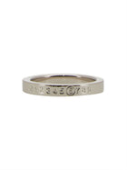 MM6 Maison Margiela Women's Ring with Numeric Minimal Signature Slim Silver