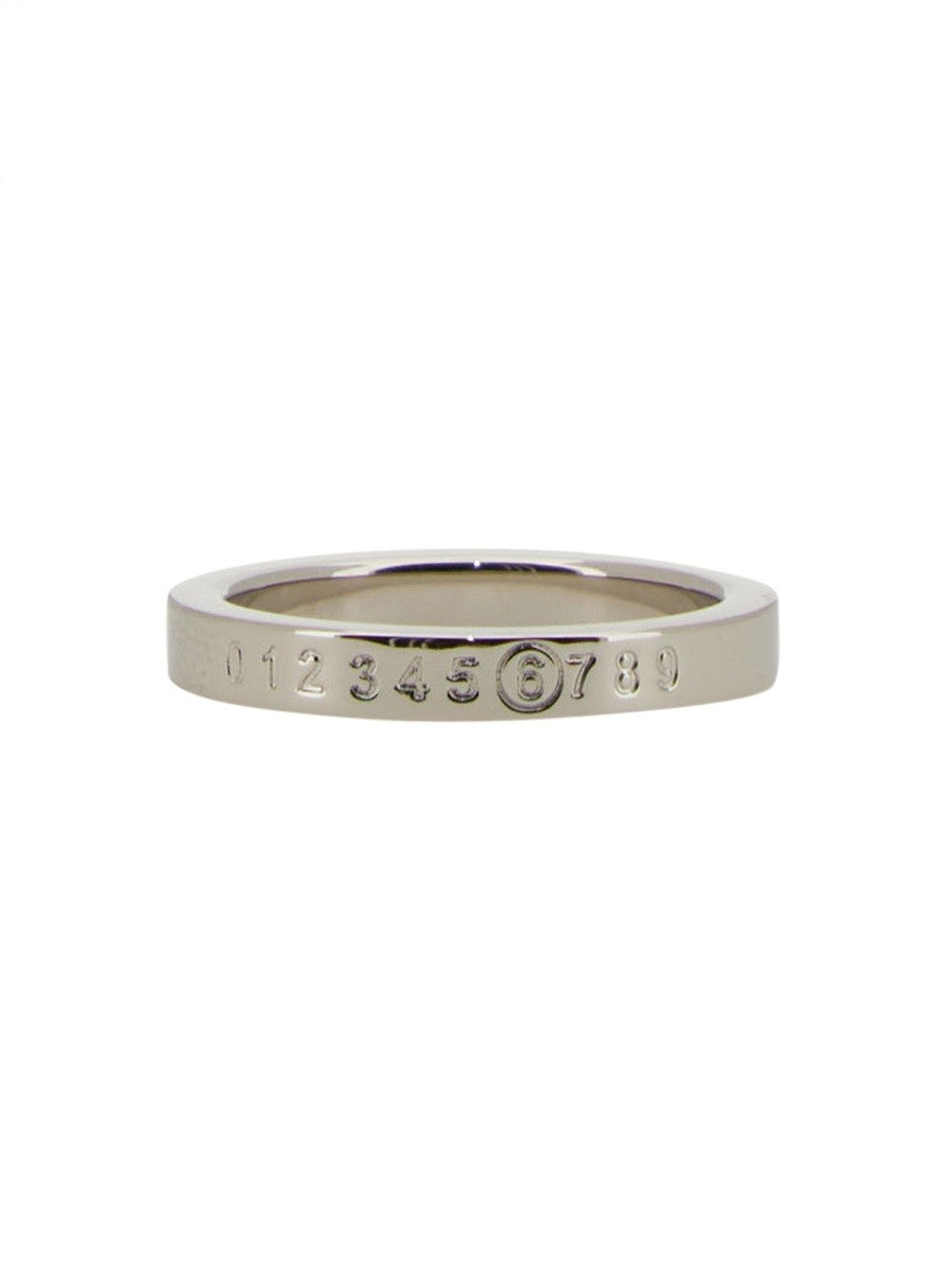 MM6 Maison Margiela Women's Anello Con Silver