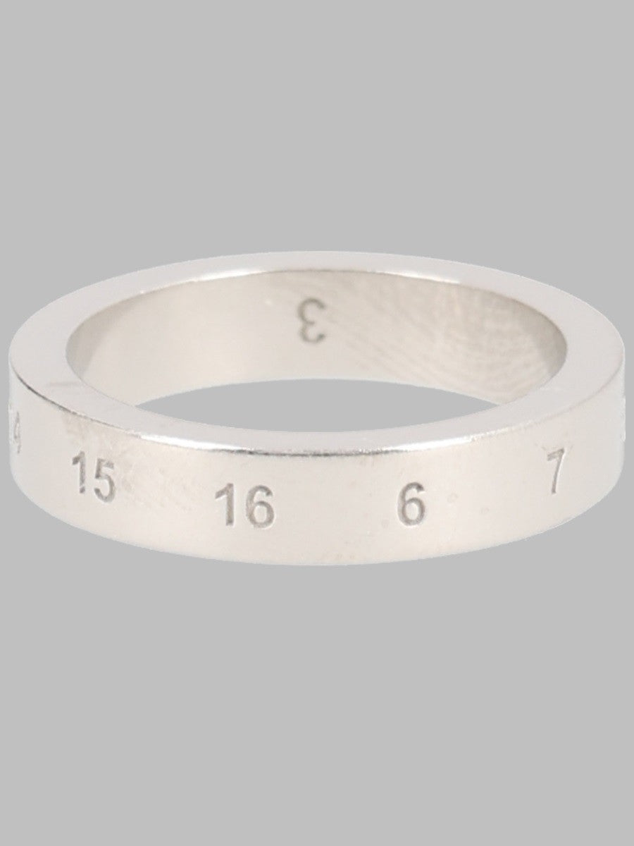Maison Margiela Unisex Anello Con Silver