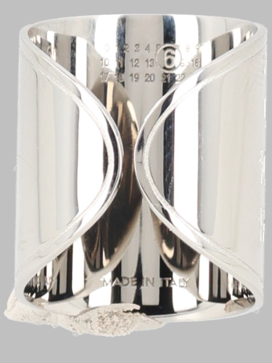 MM6 Maison Margiela Women's Anello Con Silver