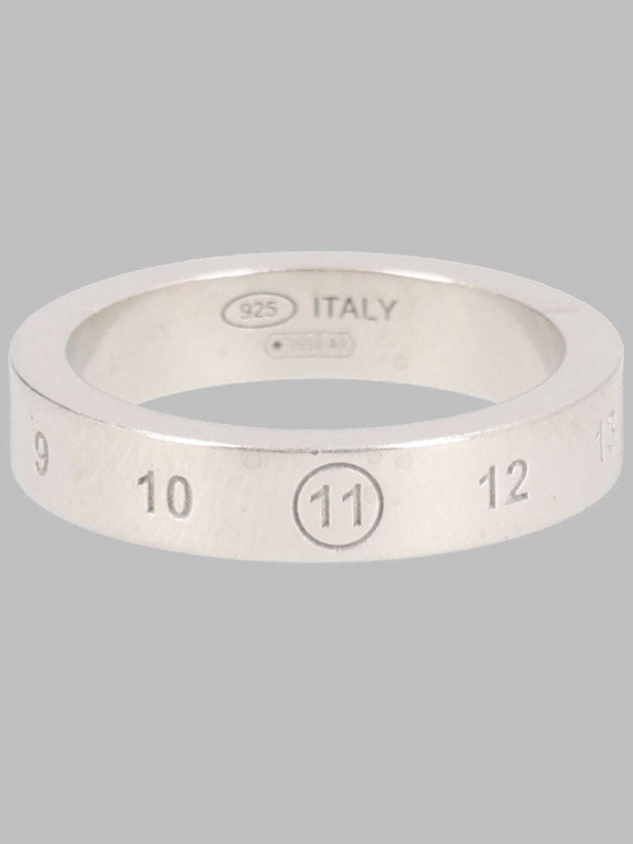 Maison Margiela Unisex Anello Con Silver