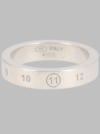 Maison Margiela Unisex Anello Con Silver